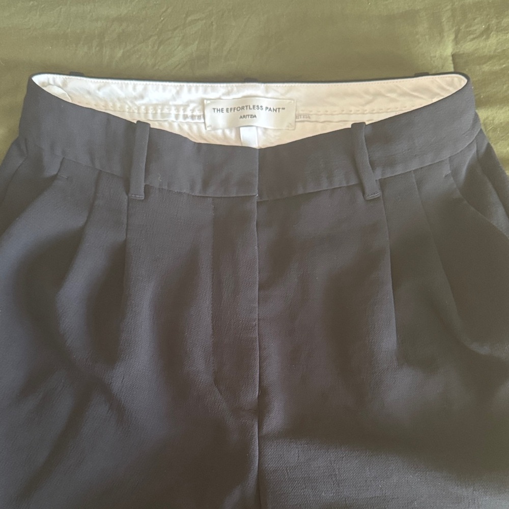 Aritzia The Effortless Pant Black Womens Dress Trouser